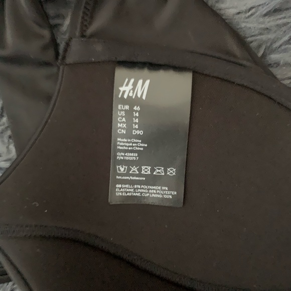 NWT H&M X Mugler padded bikini size 14 - Picture 7 of 9